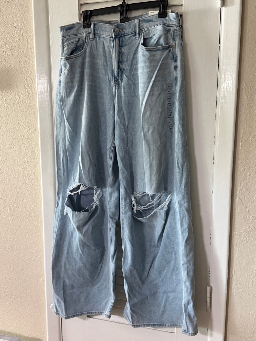 NWT American Eagle Dreamy Drape Ultra Wide-Leg Super High-Waisted Jean - Picture 7 of 16